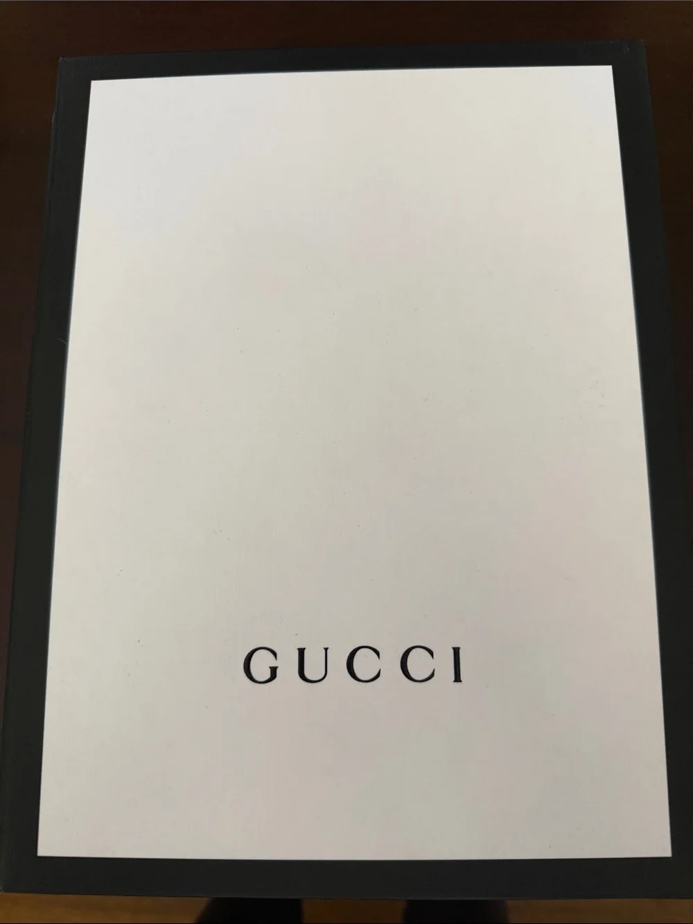 Gucci White and Black Branded Men’s Accessory Box